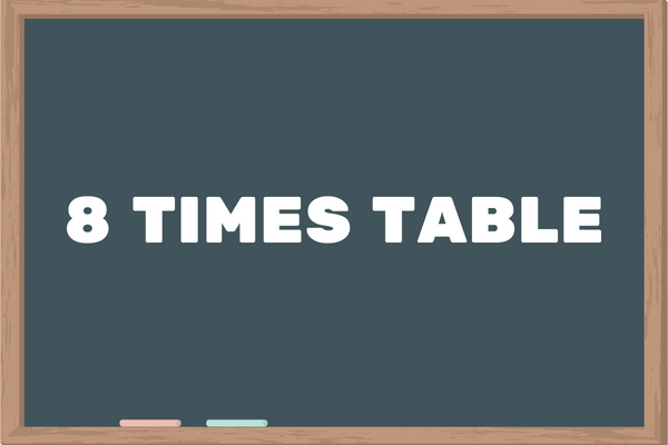 8 TIMES TABLE - TIMESTABLEKIDS.COM