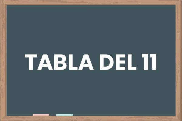 Tabla del 11 – Tablas de Multiplicar Kids