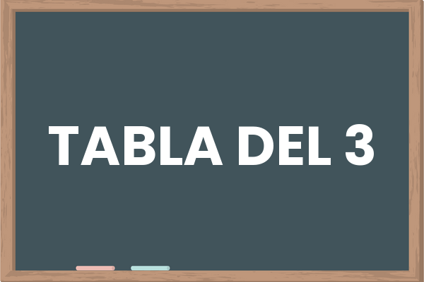 Tabla del 3 – Tablas de Multiplicar Kids