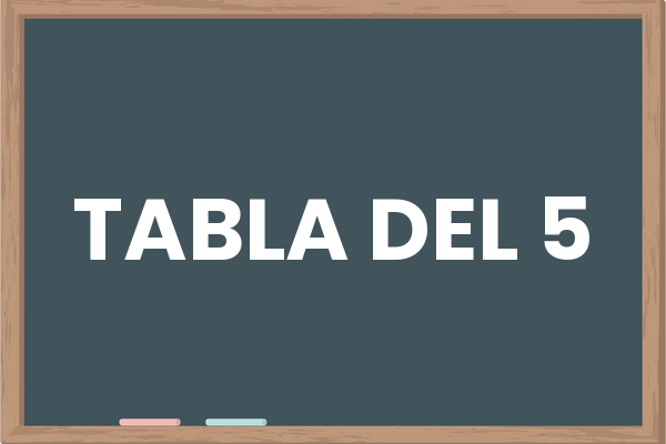 Tabla del 5 – Tablas de Multiplicar Kids